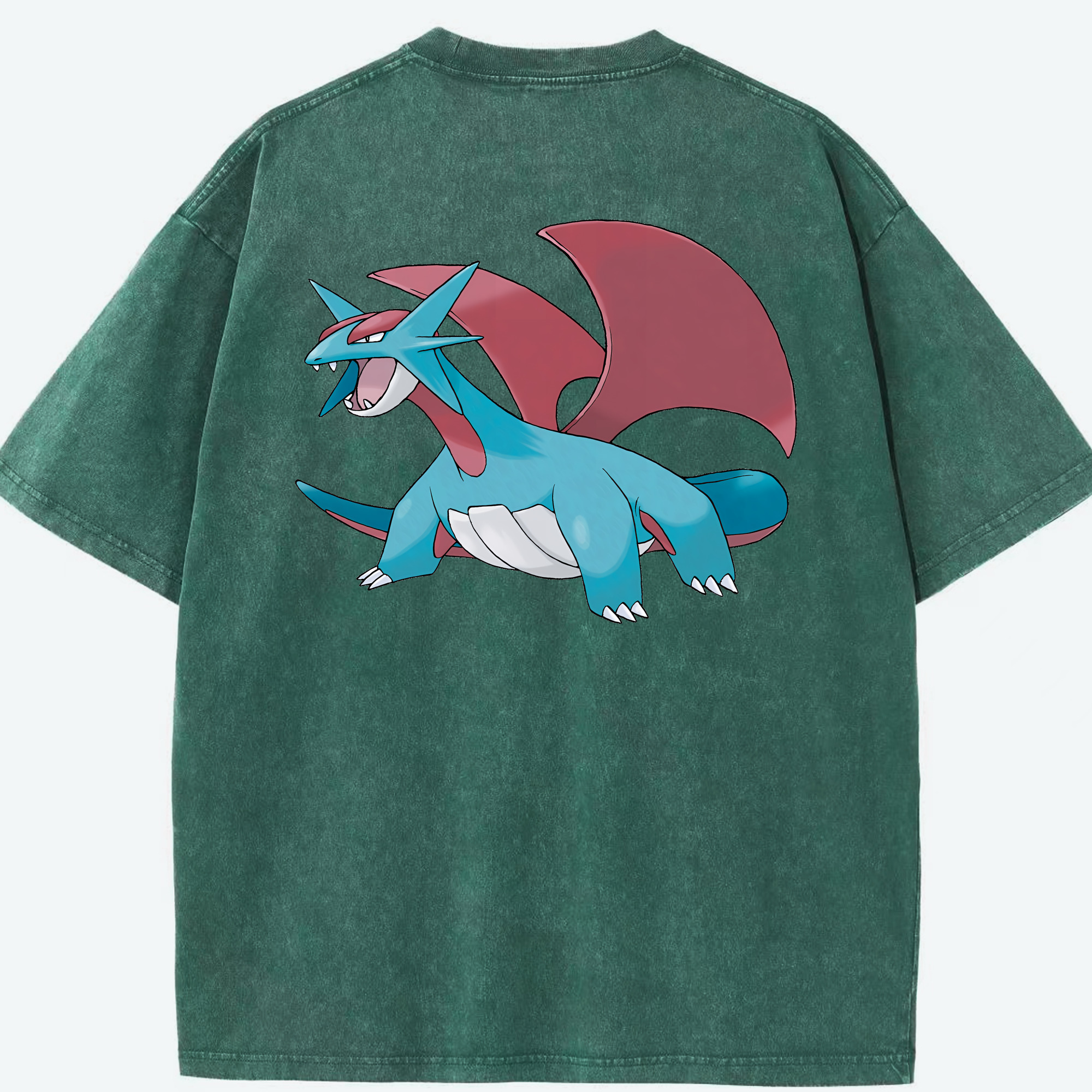 （画像用） ポケットモンスター Pokémon 綿100% ヴィンテージ風 半袖Tシャツ（背面プリント）